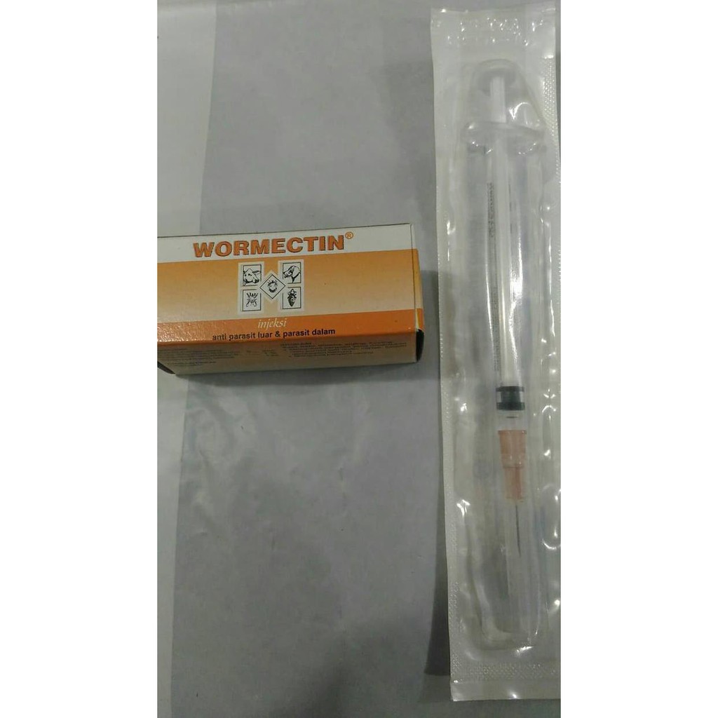 Obat Suntik Injeksi Hewan Wormectin