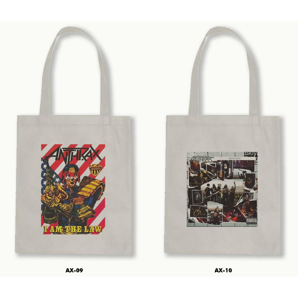 TOTE BAG BLACU - ANTHRAX