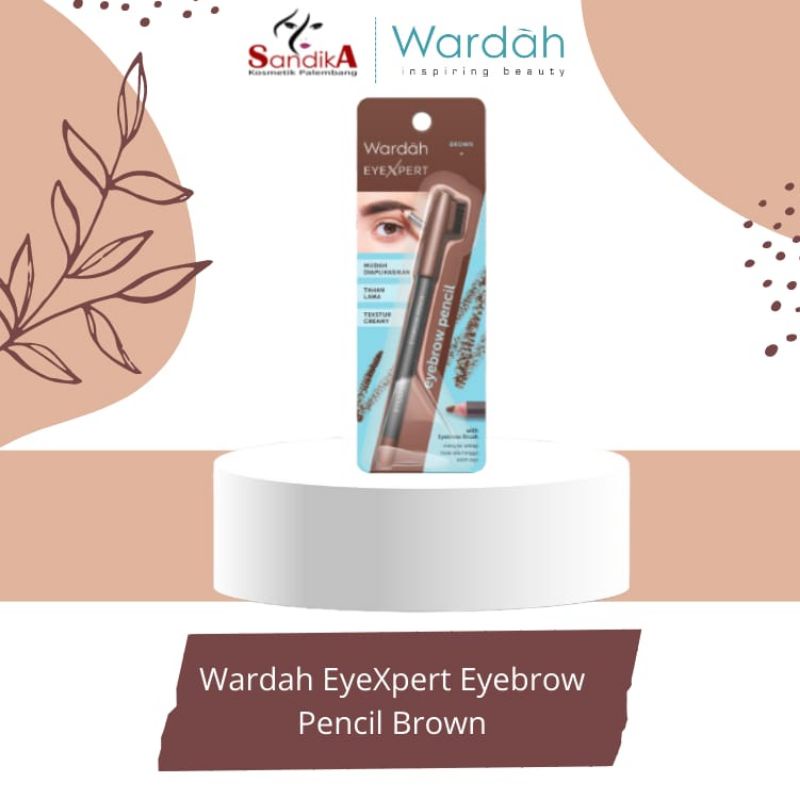 Wardah Eyexpert Eyebrow Pensil Alis (100% Original)