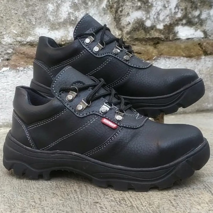 sepatu safety gaul king SKN kickers kulit omega impor ujung  kerja pabrik kitchen kantor dapur murah