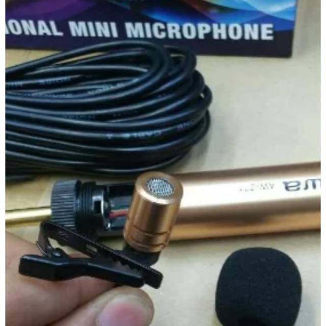 Mic jepit aiwa AW-221.suara sensitif dan jernih cocok buat imam.pidato all.