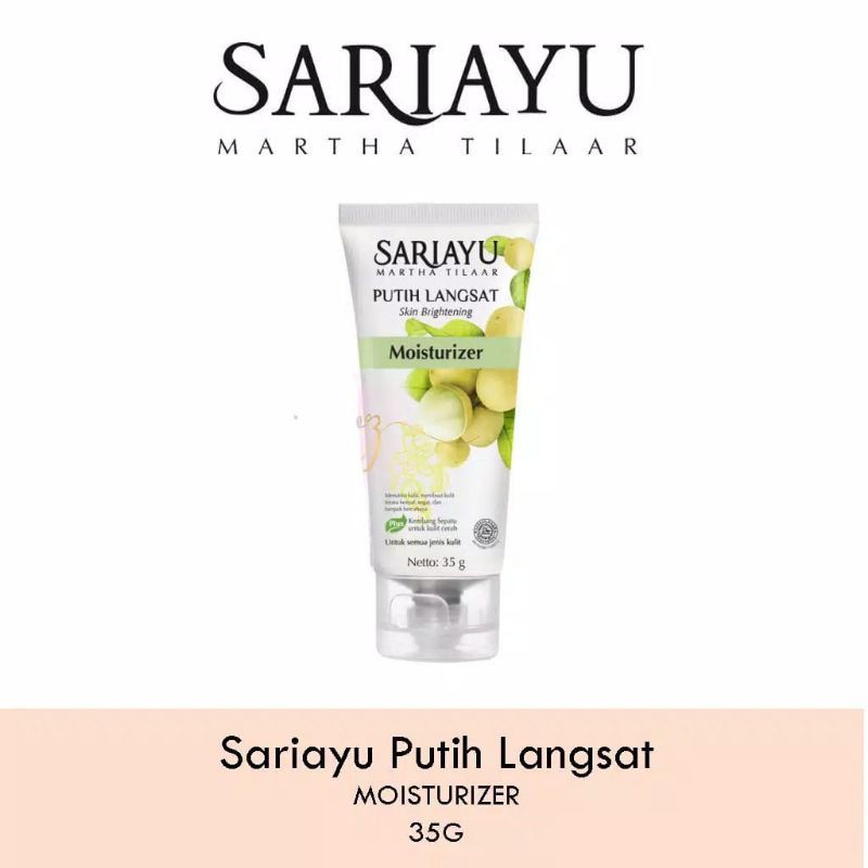 sariayu putih langsat moisturizer
