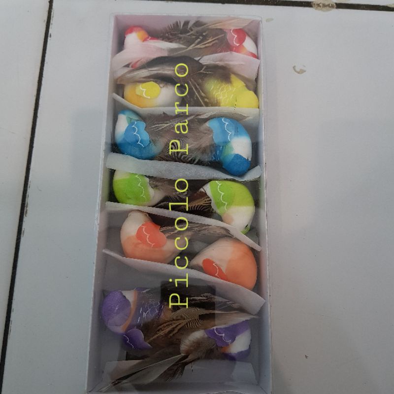 Hiasan Burung Imitasi Pajangan Burung Kenari/Canary Palsu