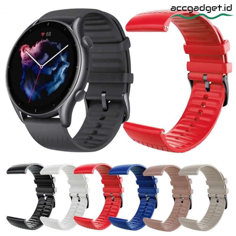 Tali Strap Jam Amazfit GTR 47mm / GTR 2 GTR 2e / GTR 3 / GTR 3Pro - GT1 Silikon Strap