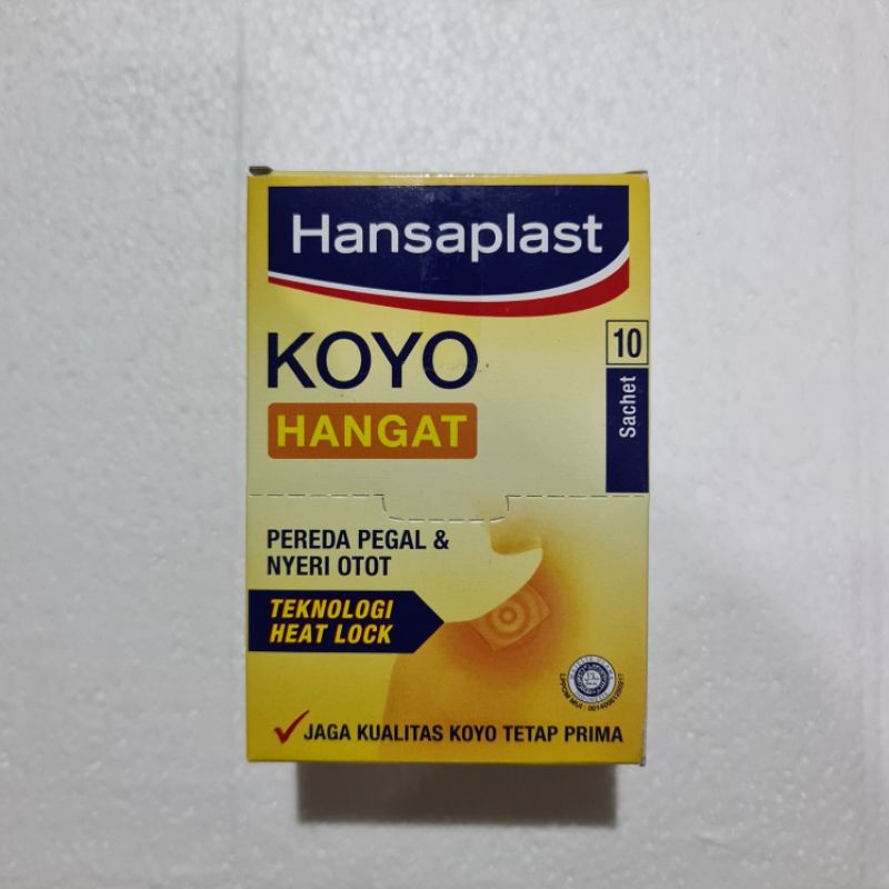 Hansaplast Koyo Hangat 10's / Pegal Linu / Masuk Angin / Otot