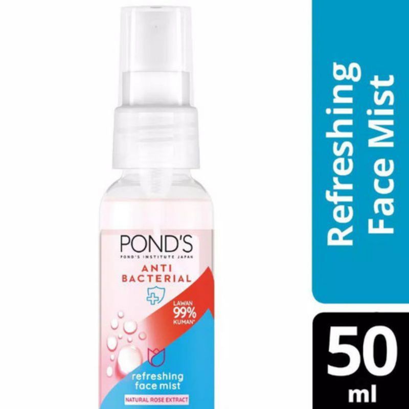 Ponds Anti Bacterial Face Mist 50mL / Pemberaih Muka Pond's