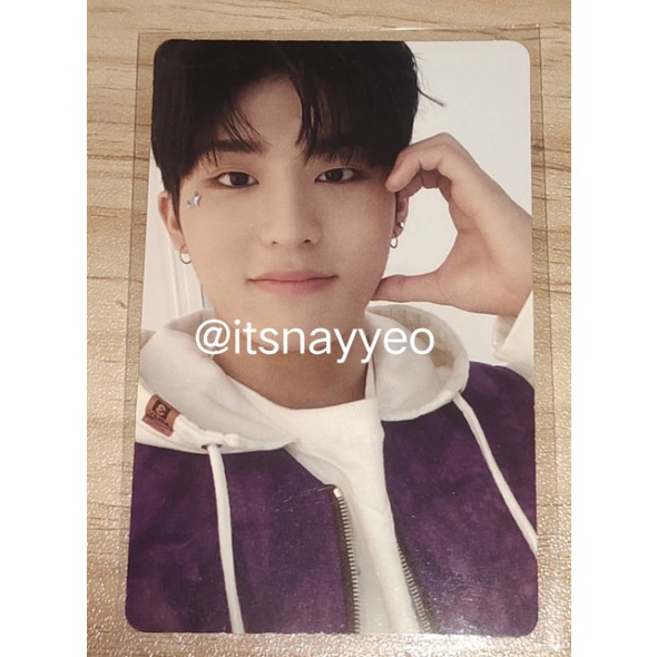 Photocard digipack jeongwoo // Jeongwoo pipi love