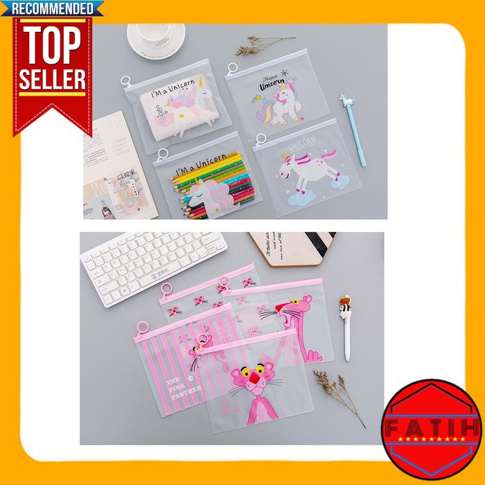 

Travel Bag Organizer Unicorn A5 Stationery File Folder Tempat Pensil