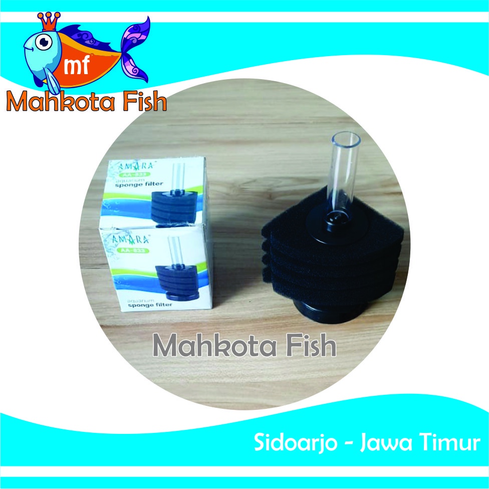 Sponge Filter | Filter Mini | Bio Filter | Bioafoam Filter | Filter Busa | Filter Aquarium (GRATIS BUBLE !!)