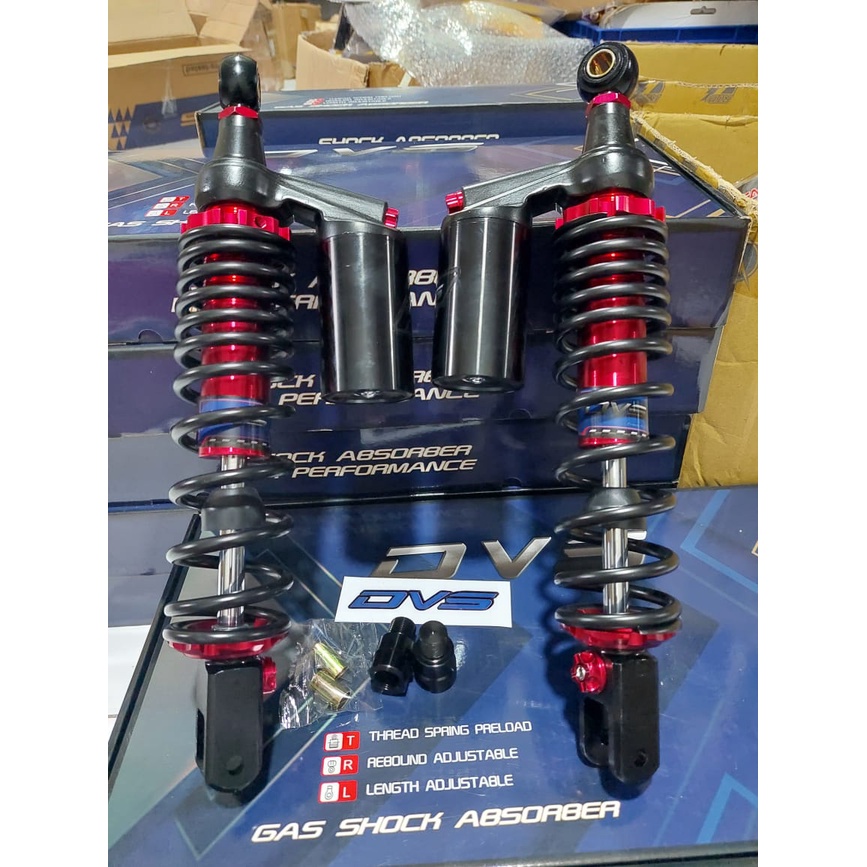 Shock Tabung DVS Universal Nmax,Aerox,Xmax Shockbreaker Tabung Nmax,Aerox,Xmax 295mm-335mm