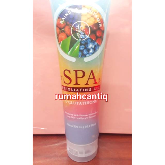 SYB RAINBOW FRUITAMIN SPA EXFOLIATING GEL ANGKAT DAKI PEMUTIH KULIT