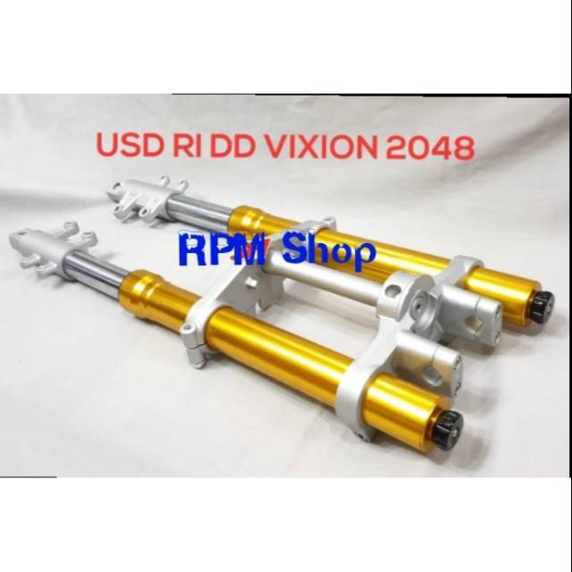 USD up side down vixion merk ride it upside down ride it bisa diaplikasikan ke motor byson scorpio
