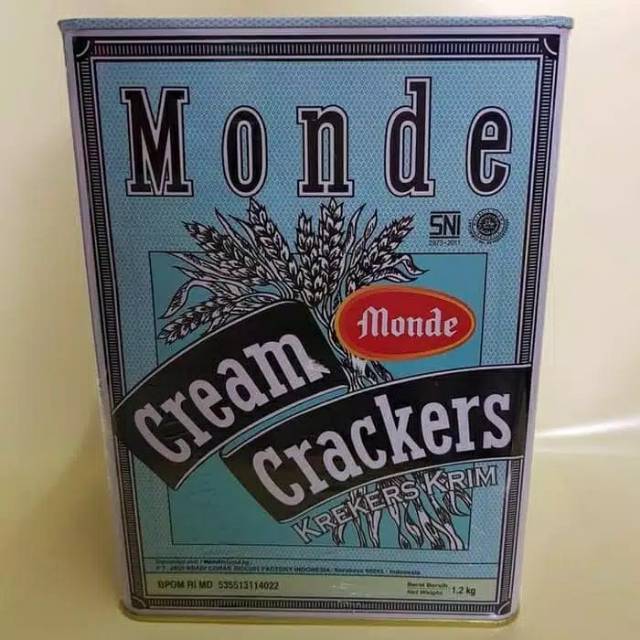 

Monde Cream Crackers Blue Tin
