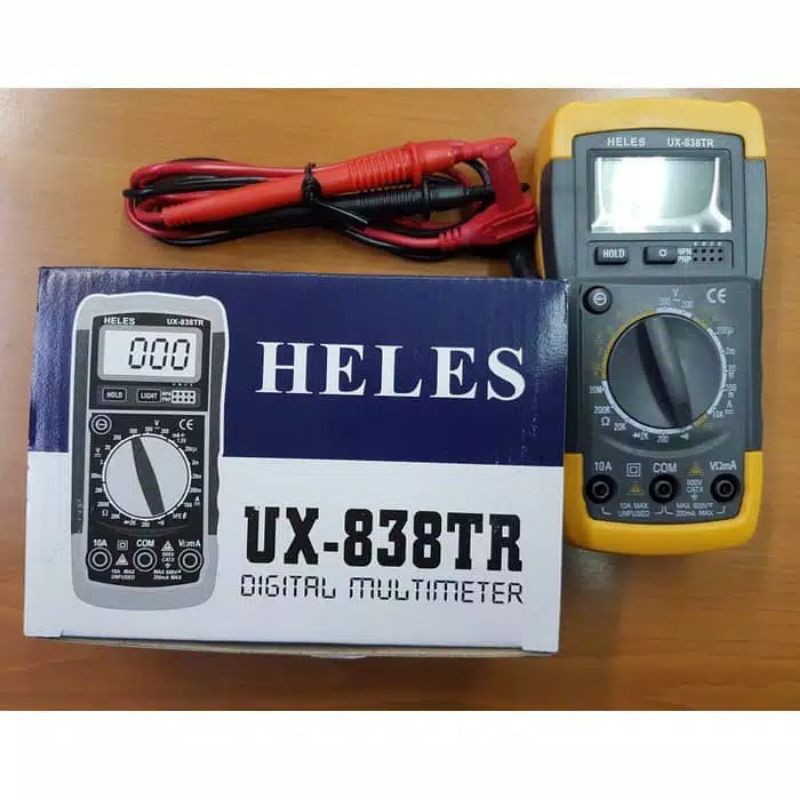 Digital Multimeter Multitester Avometer Heles UX838TR digital