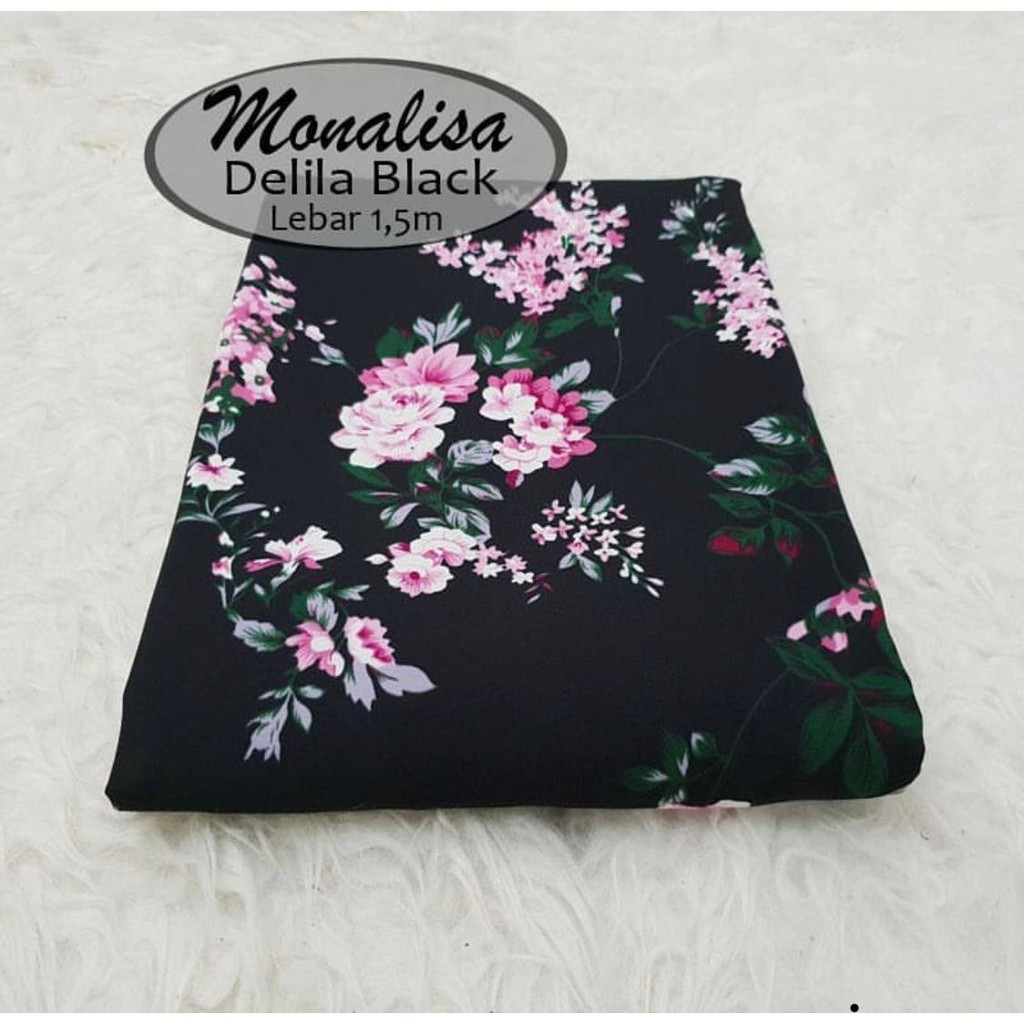 COD-Jilbab Instan Terbaru Kerudung Segitiga Instan Motif Hijab Instan Termurah Rumah Hijab-DELILA BLACK