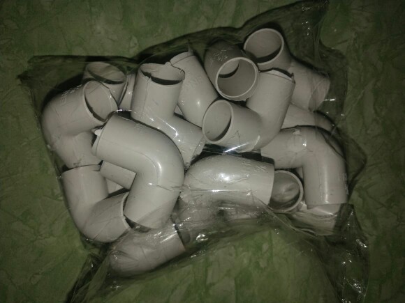 Elbow Pipa Listrik 5/8  Putih / Knee / Knie / El-bow  5/8 Putih