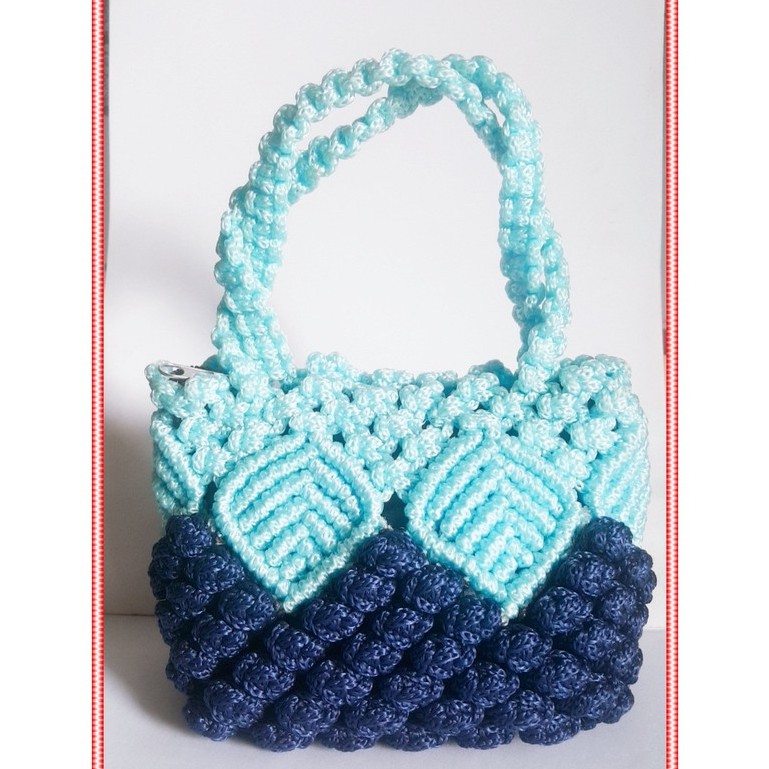 DOMPET RAJUT WANITA CANTIK/ DOMPET HANDMADE RAJUT WANITA/ DOMPET RAJUT TALI KUR / BEST QUALITY