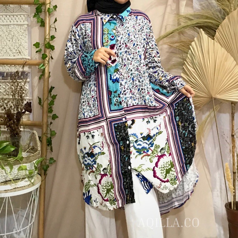 EMA TUNIK MOELA (dusty,maroon,tosca,mustard) (BY_AQILLA.CO)