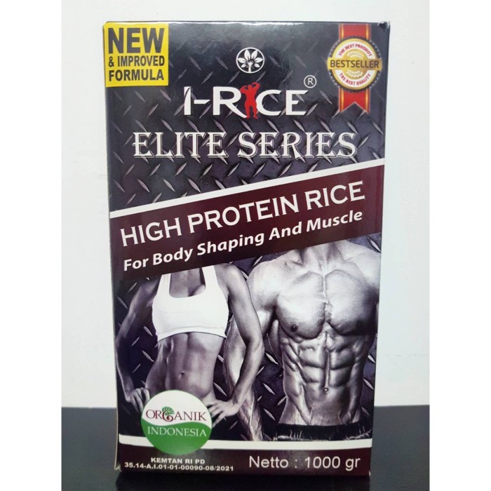

978qW I-Rice High Protein Rice 1000 Gr Beras Merah Organik I Rice Irice 1 Kg W5Q0112