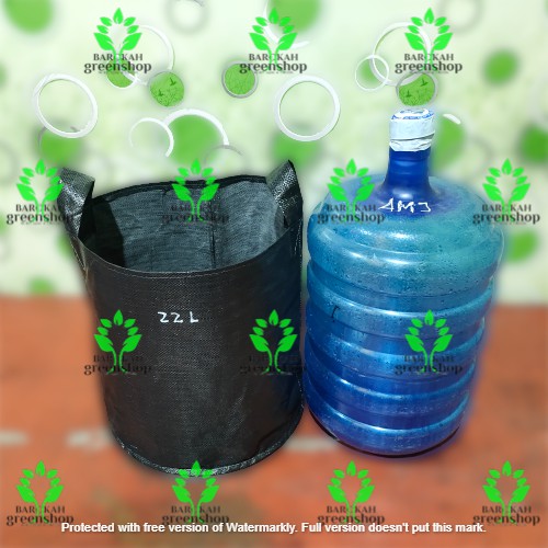 Planter bag 20 liter bulat - pot - media tanam