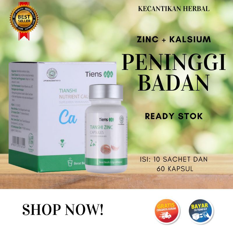 

(COD) OBAT PENINGGI BADAN TIENS PERAWATAN BADAN KESEHATAN || SUSU NHCP DAN ZINC