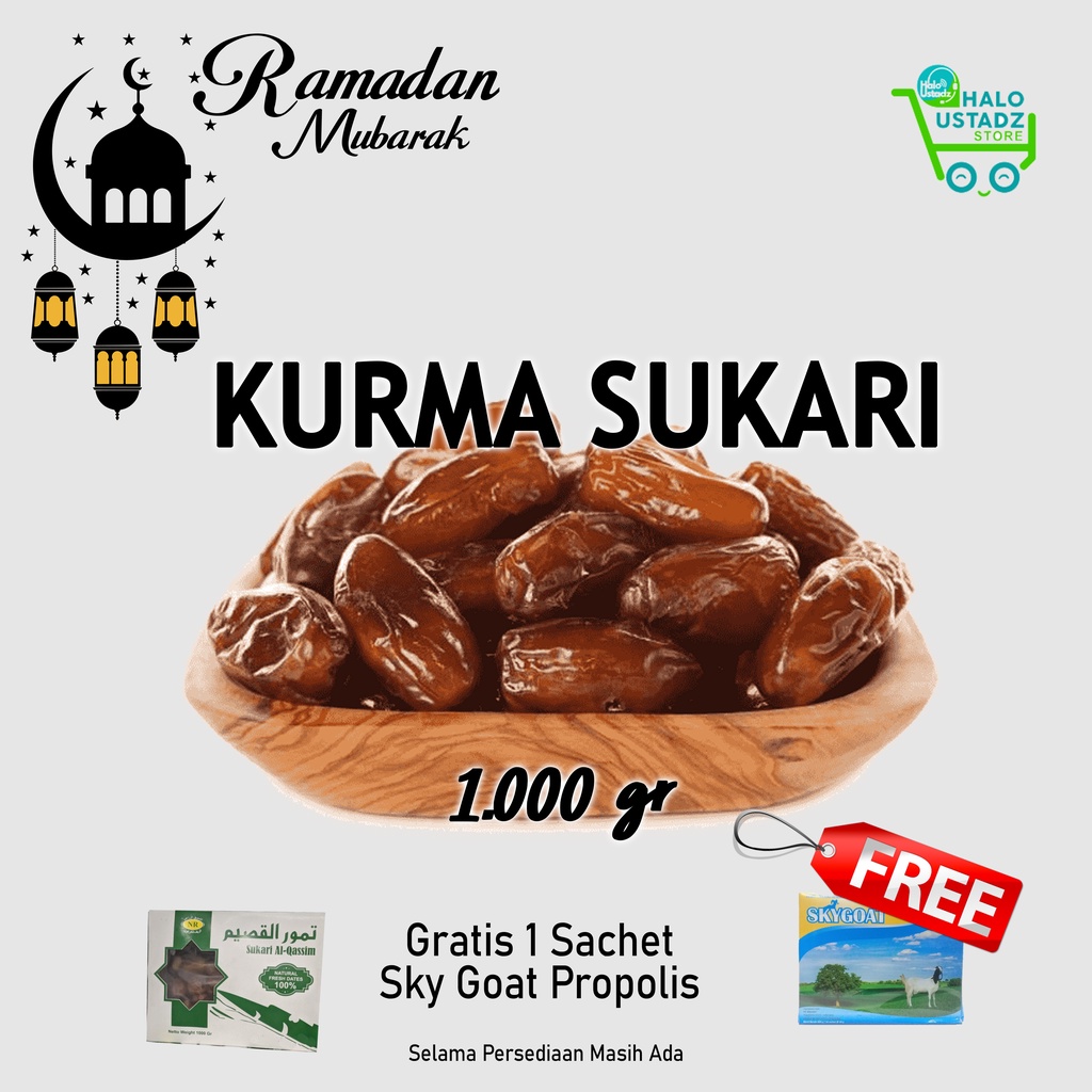 

KURMA SUKARI NR AL-QASSIM PREMIUM 1000 GRAM