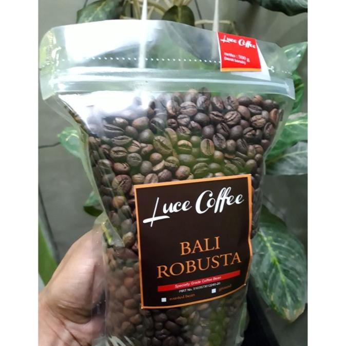 

[ COD ] Kopi Robusta Bali 500gr - Luce Coffee - Biji Sangrai atau Bubuk TERJAMIN Kode 1238
