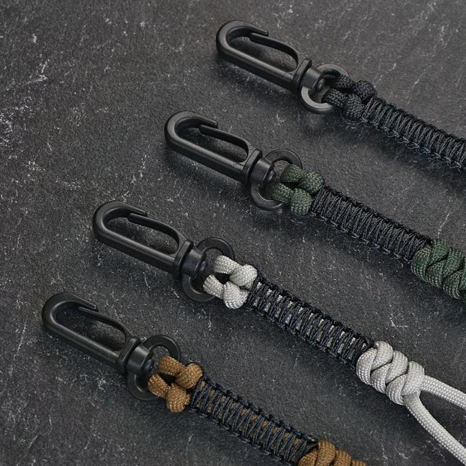 

JUAL!JUAL! Id Card Holder / Gantungan Name Tag Lanyard Solid Paracord