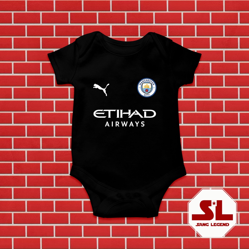 BAJU BABY BAYI JUMPER ROMPER BOLA MANCHESTER CITY 001
