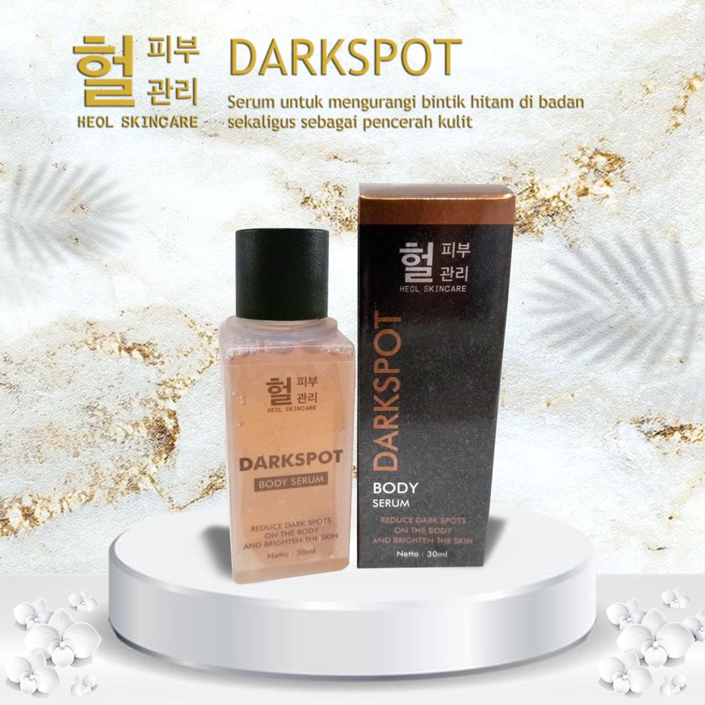 HEOL SKINCARE BODY SERUM 30ML AHA MIMI  - SERUM UNTUK BADAN AHA MIMI Brightening &amp; Whitening Booster Body Serum / Serum Pemutih / Body Booster 30ml