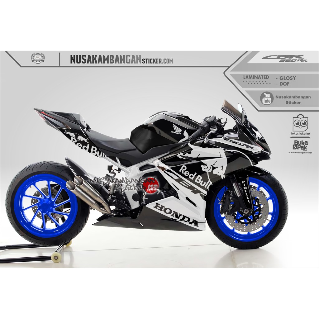 Decal CBR 250 RR – Banteng Hitam