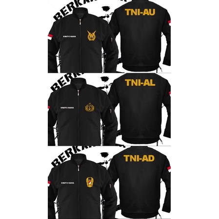 Jaket Bomber Trimatra TNI AD - TNI AL - TNI AU