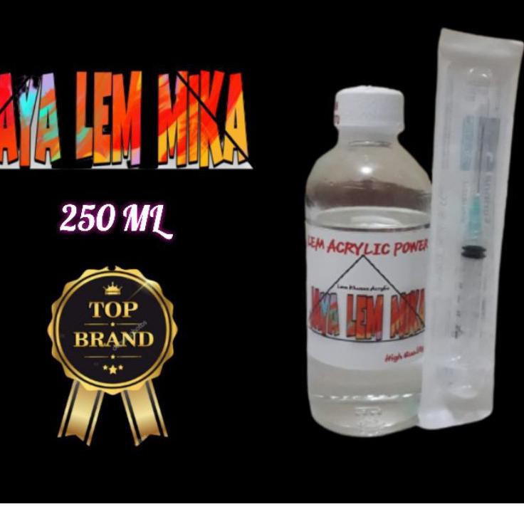 

[☎MURAH✔️] Lem akrilik/Acrylic 250 ML+suntikan