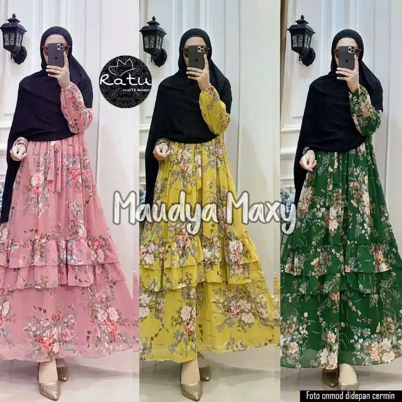 GAMIS MAUDYA MAXY CRUTY UMPAK TERBARU