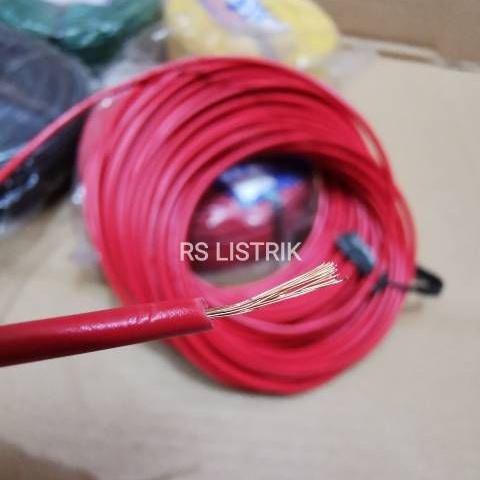 Kabel NYAF 0,8mm 50 Meter Kabel Tunggal Serabut