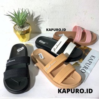 New Blc 1969 1 Sandal Wanita Jelly Import Selop Silang Gesver Porty Casual Shopee Indonesia