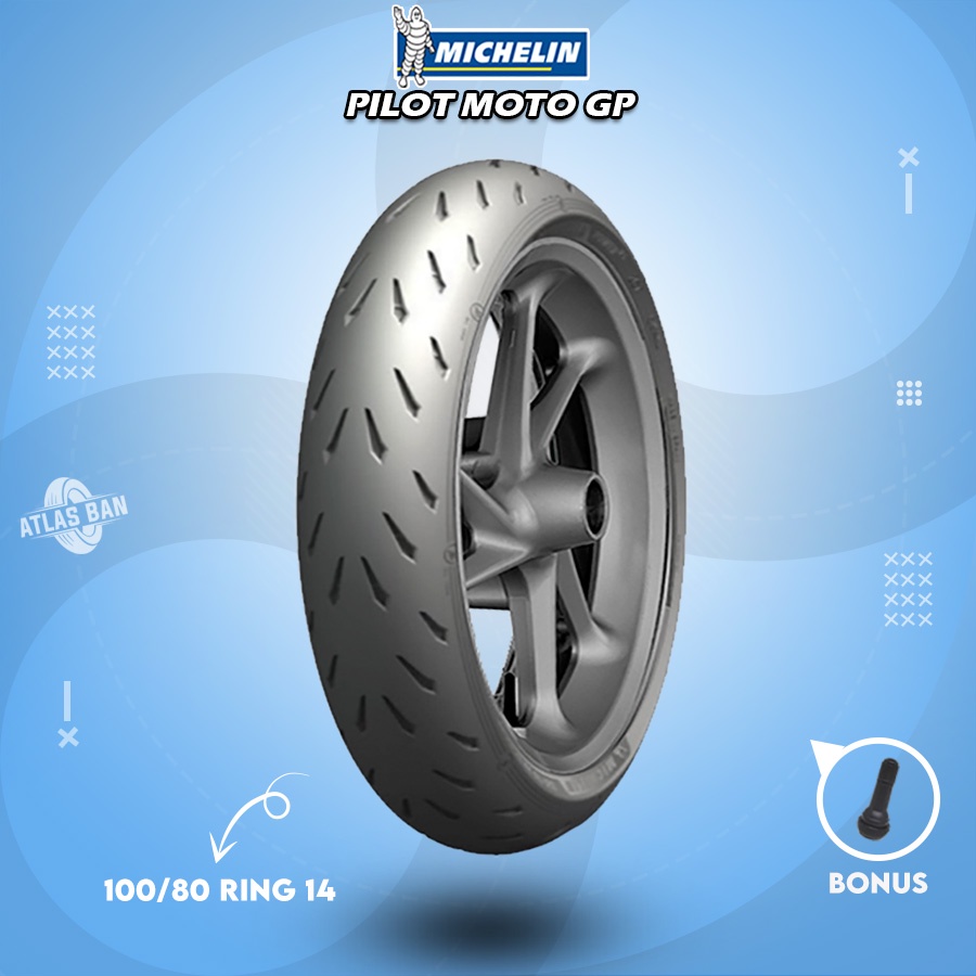 Ban Tubles Motor Matic SOFT COMPOUND MICHELIN PILOT MOTOGP 100/80 Ring 14 Tubeless