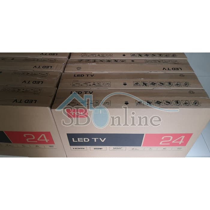 TV LED SLim TCL 24 Inch L24D310 - HDMI, USB Movie Ready