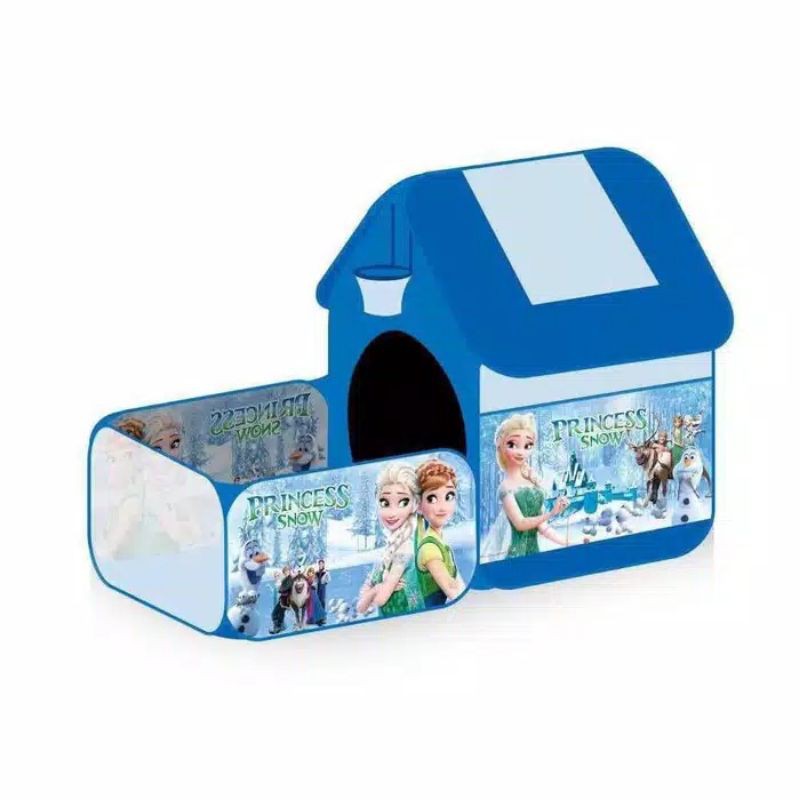 Mainan tenda rumah rumahan kolam mandi bola FROZEN BLUE Mainan tenda rumah rumahan kolam mandi bola FROZEN BLUE