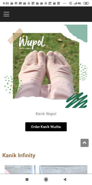 Kaos kaki wudhu  JEMPOL (WUPOL) by kanik