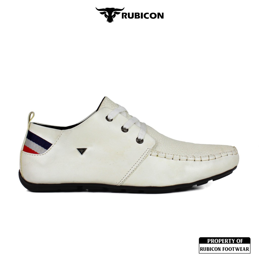 SEPATU PRIA CASUAL SEPATU LEBARAN PRIA SANTAI TALI RUBICON YOJO HITAM