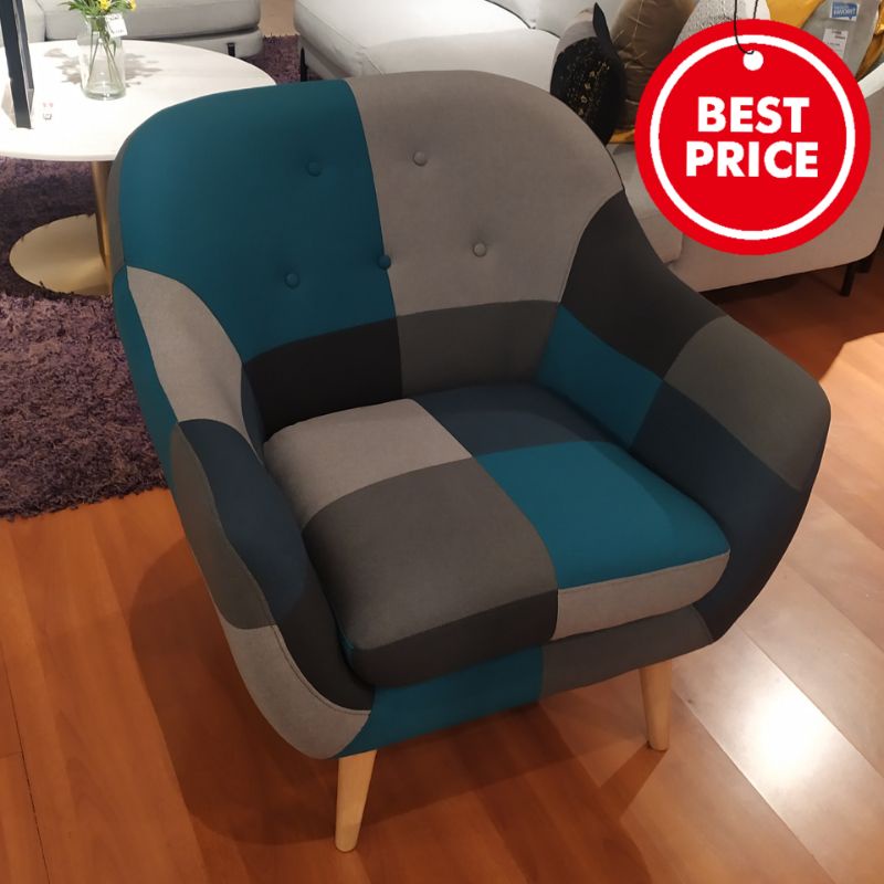 SOFA RETRO MINIMALIS || KURSI BUSA MOTIF MIX || SOFA MOTIF WARNA CAMPUR