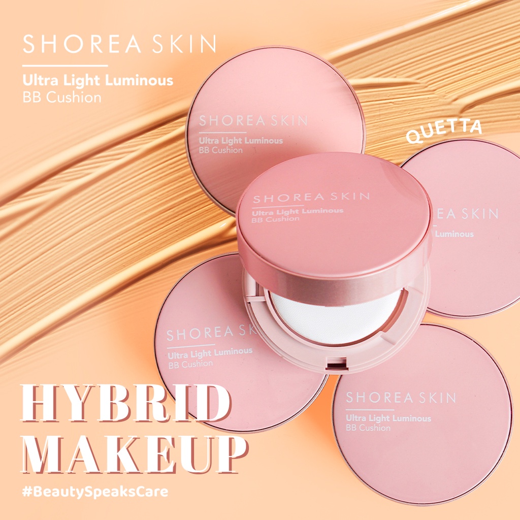 Ultra Light Luminous BB Cushion Hybrid Makeup - Skincare Di Dalam Makeup Shorea Skin