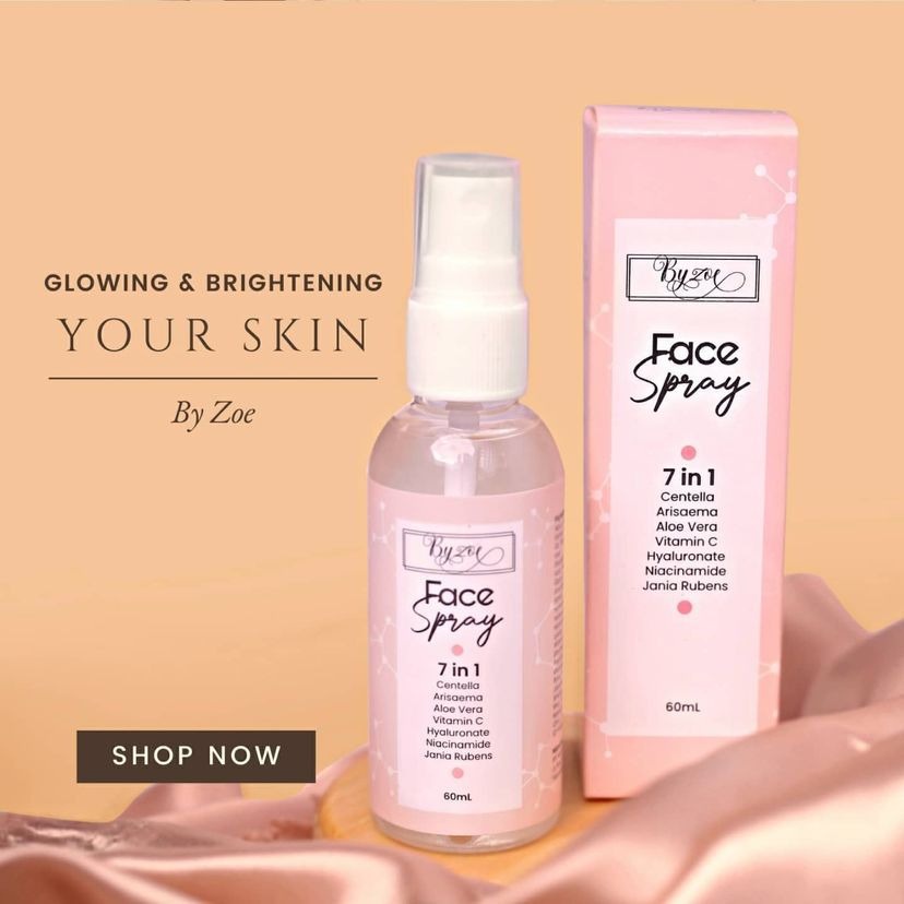 BYZOE 5IN1 FACE PEELING MASK &amp; 7IN1 FACE SPRAY BYZOE BPOM