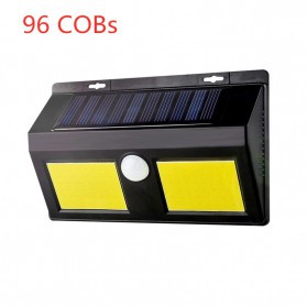 Lampu Solar Sensor Gerak Outdoor Weatherproof 96 LED COB - L96 - Black