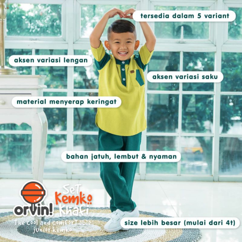 Set Kemko Khafi By Orvin Kids Apparel