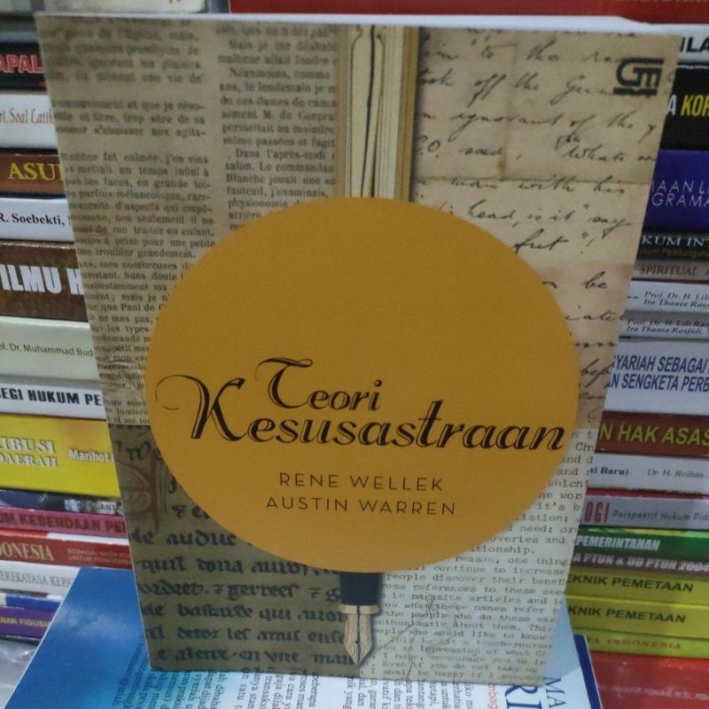 

teori kesusastraan by Rene wellek austin warren