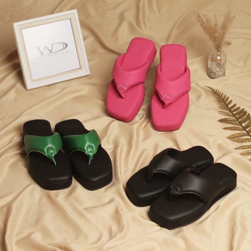 Sandal Jepit Wanita Elegan Empuk Ringan