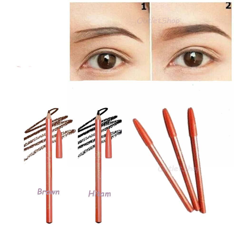 ORIGINAL Just Miss Eyebrow Pencil /Davis/v1v4 / Pensil Alis Just Miss - 1pcs