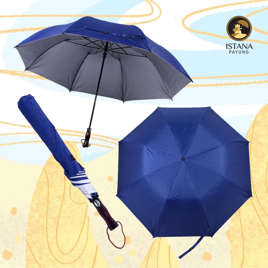 PAYUNG LIPAT 2 GOLF OTOMATIS MERK JOPE UMBRELLA LOG22 ORIGINAL / PAYUNG PROMOSI JOPE / PAYUNG POLOS SABLON